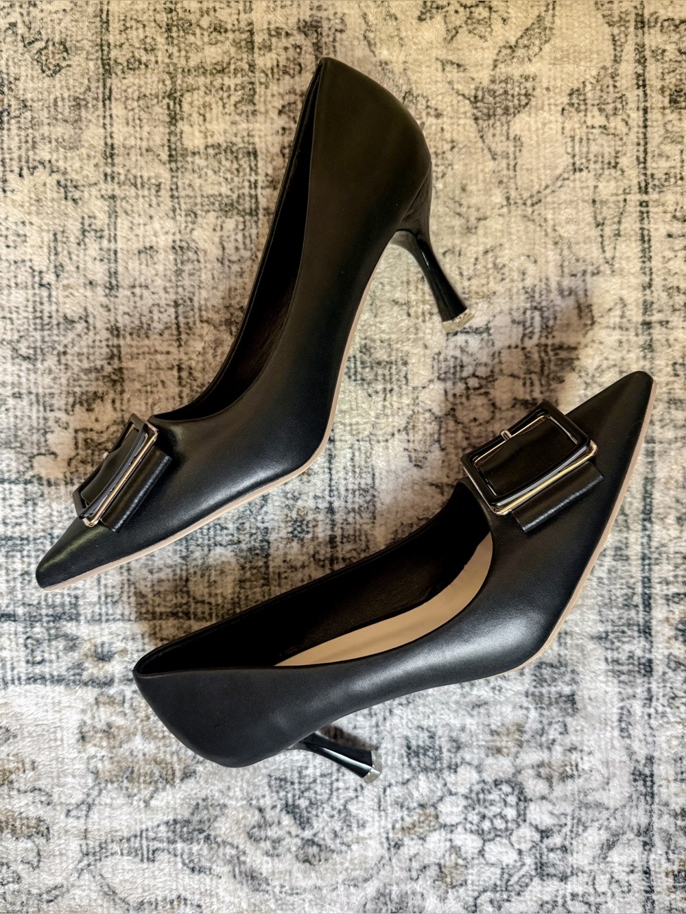C.Paravano Pointed Toe Buckle Pumps Women's 41